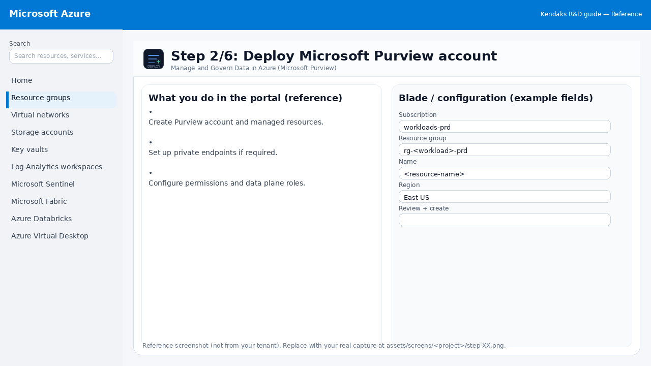 Manage and Govern Data in Azure (Microsoft Purview) step 2