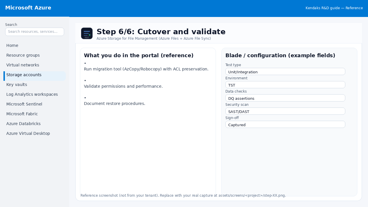 Azure Storage for File Management (Azure Files + Azure File Sync) step 6