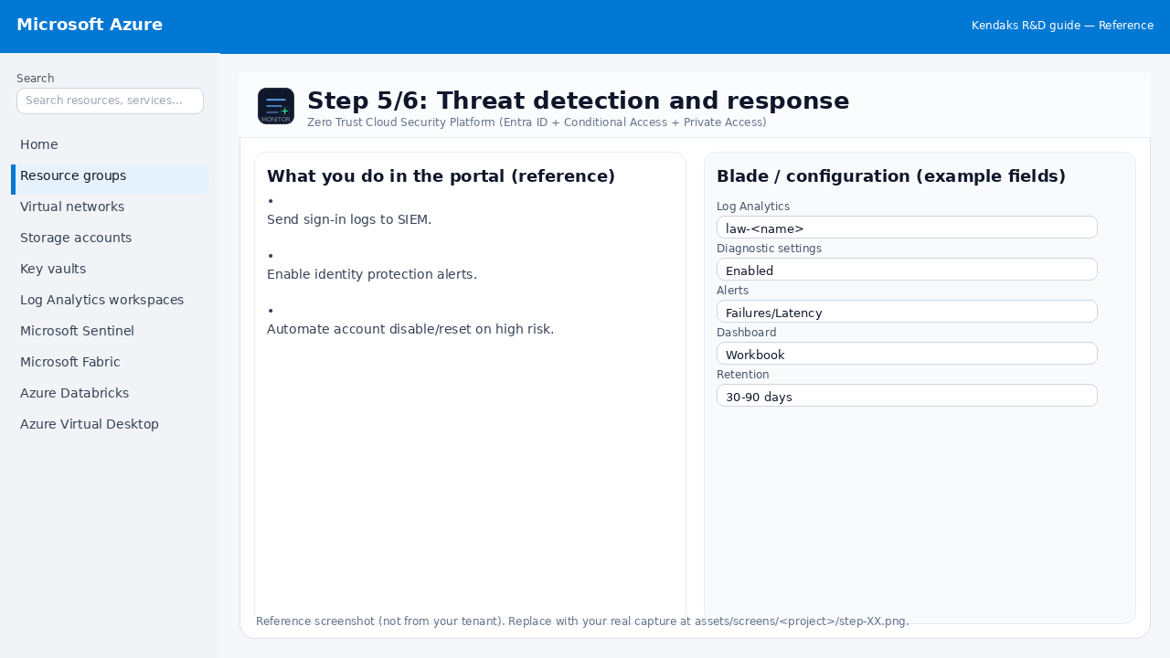 Zero Trust Cloud Security Platform (Entra ID + Conditional Access + Private Access) step 5