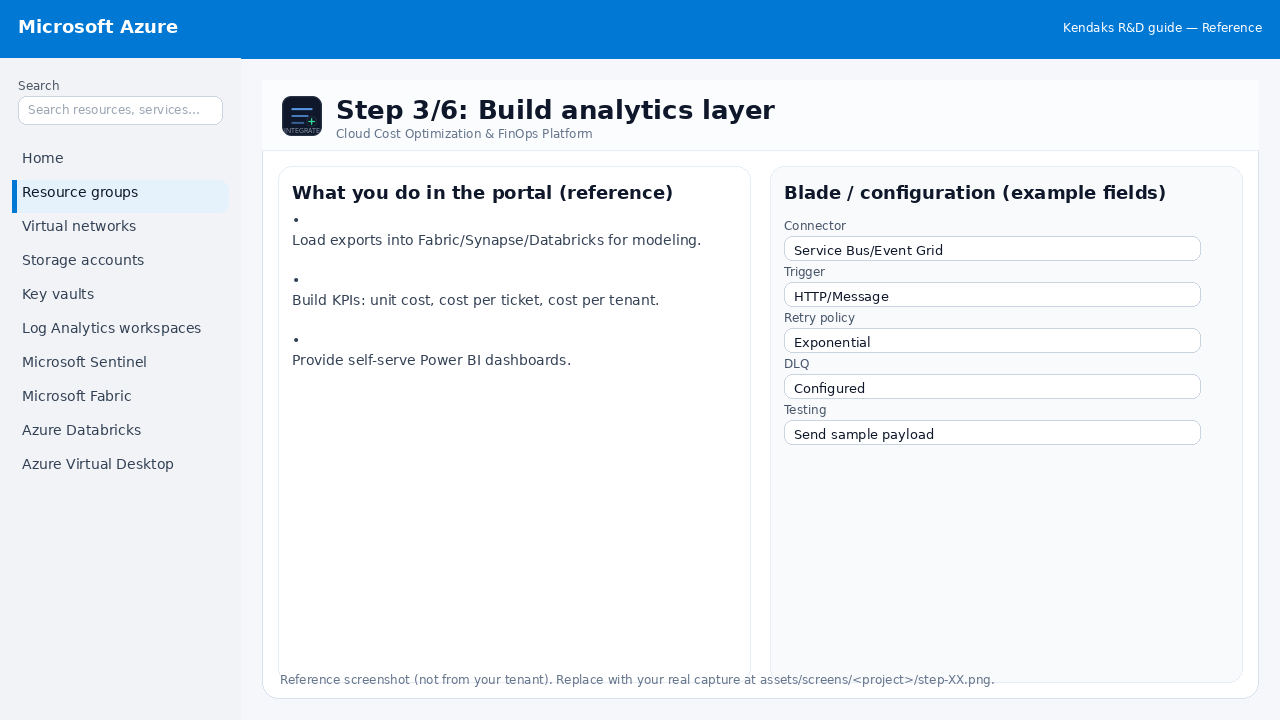 Cloud Cost Optimization & FinOps Platform step 3