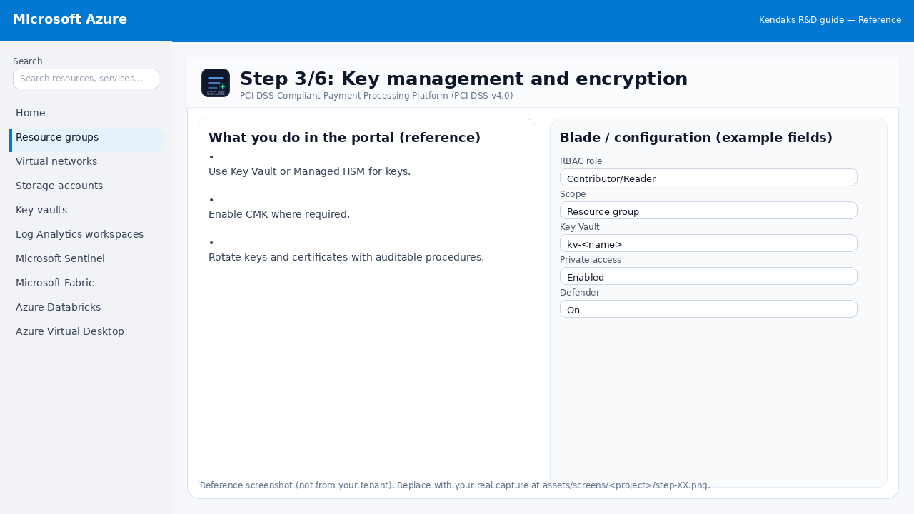 PCI DSS-Compliant Payment Processing Platform (PCI DSS v4.0) step 3